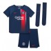 Paris Saint-Germain Kylian Mbappe #7 kläder Barn 2023-24 Hemmatröja Kortärmad (+ korta byxor)